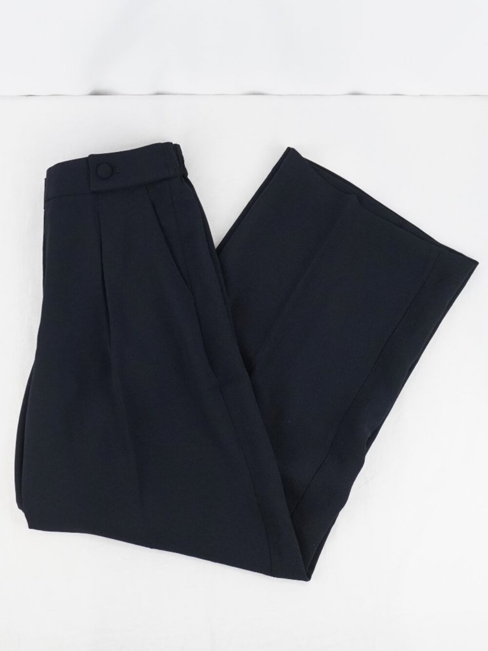 Wilfred Aritzia Portico Crepe Wide-Leg Trousers In Black Women's Size 2 - NWT - Picture 2 of 12